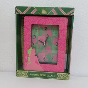 (#114) Wicked frame desk clock Analog Display